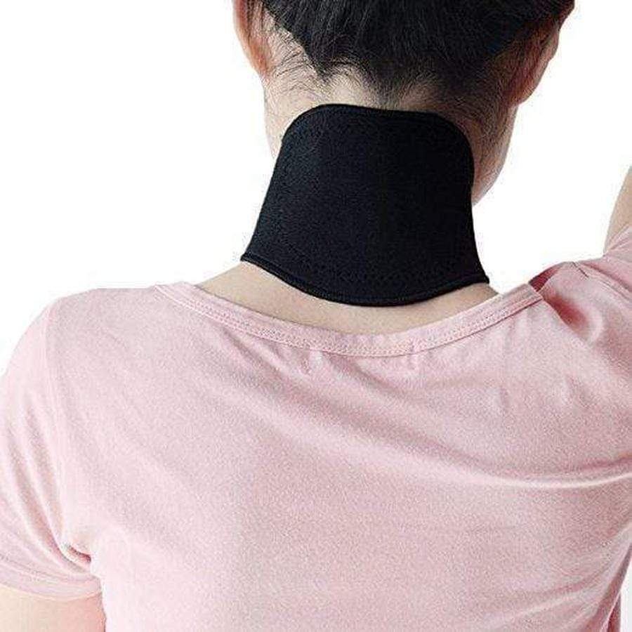 Self Heating Neck Pad - Relax Neck Muscles Fast Neck Pain Relief upliftex Black