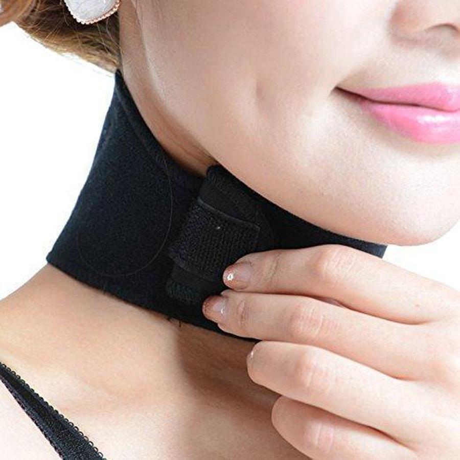 Self Heating Neck Pad - Relax Neck Muscles Fast Neck Pain Relief upliftex Black