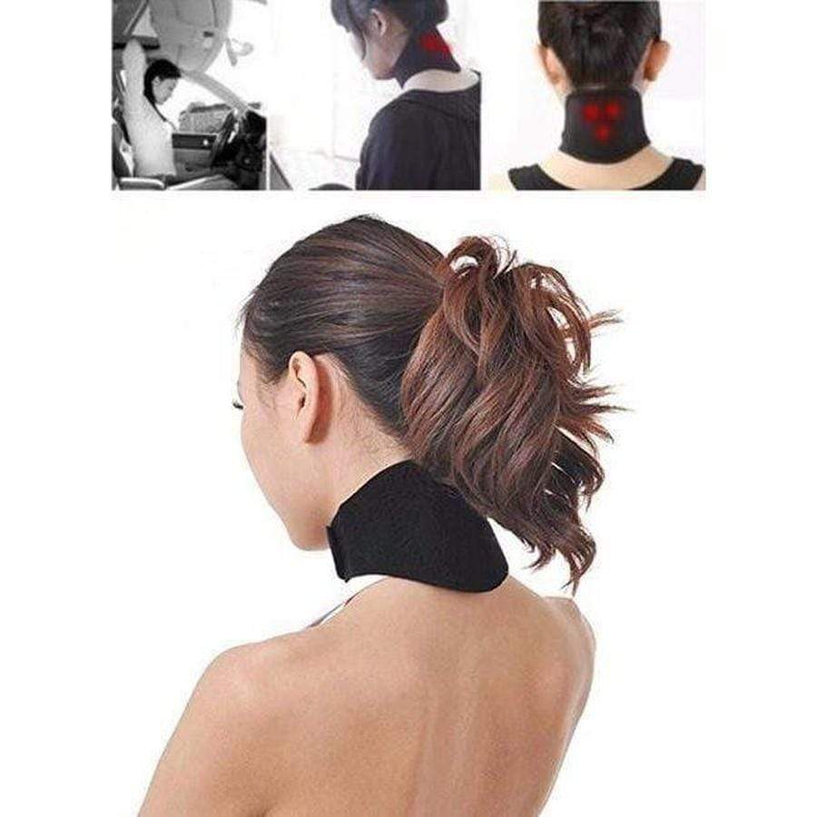 Self Heating Neck Pad - Relax Neck Muscles Fast Neck Pain Relief upliftex Black
