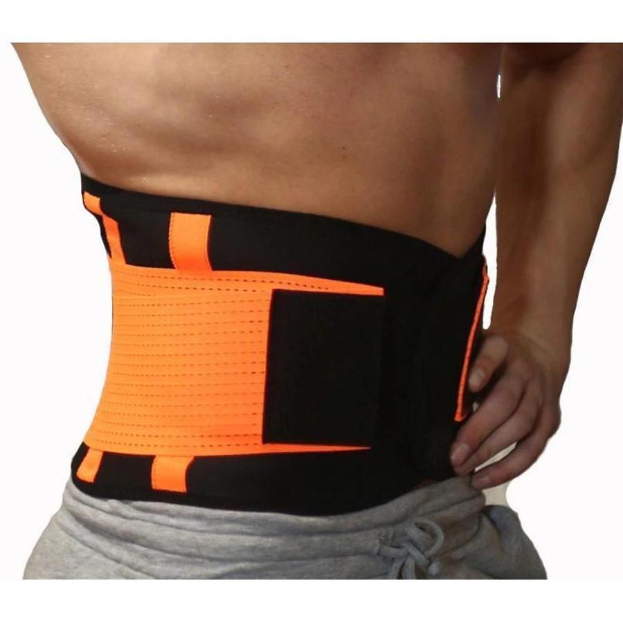 Waist Trainer for Men - Burn Stomach Fat Slim Sweat Belt Waist Trainer For Men upliftex S / Orange